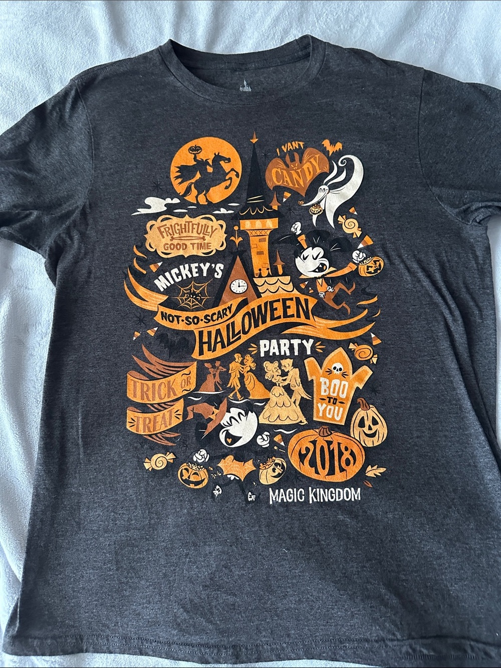 Disney parks shirt with not so scary Halloween